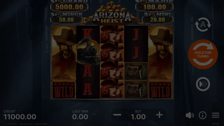 Arizona Heist: Hold and Win demo play