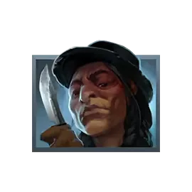 Arizona Heist Hold and Win bandit with knife symbol