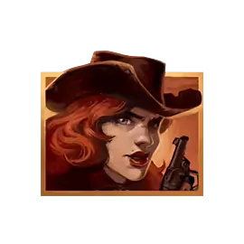 Arizona Heist slot redhead gunslinger high-pay symbol